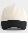 BB67 (B67) Contrast Peak Leisure Cap Natural / Black colour image
